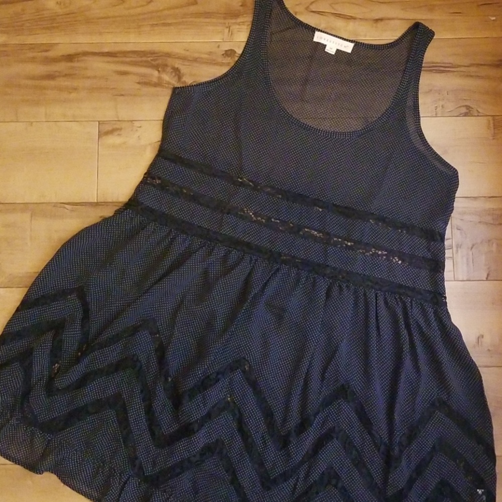 Sheer babydoll dress